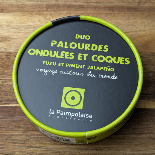 Duo av musslor, yuzu & jalapeño